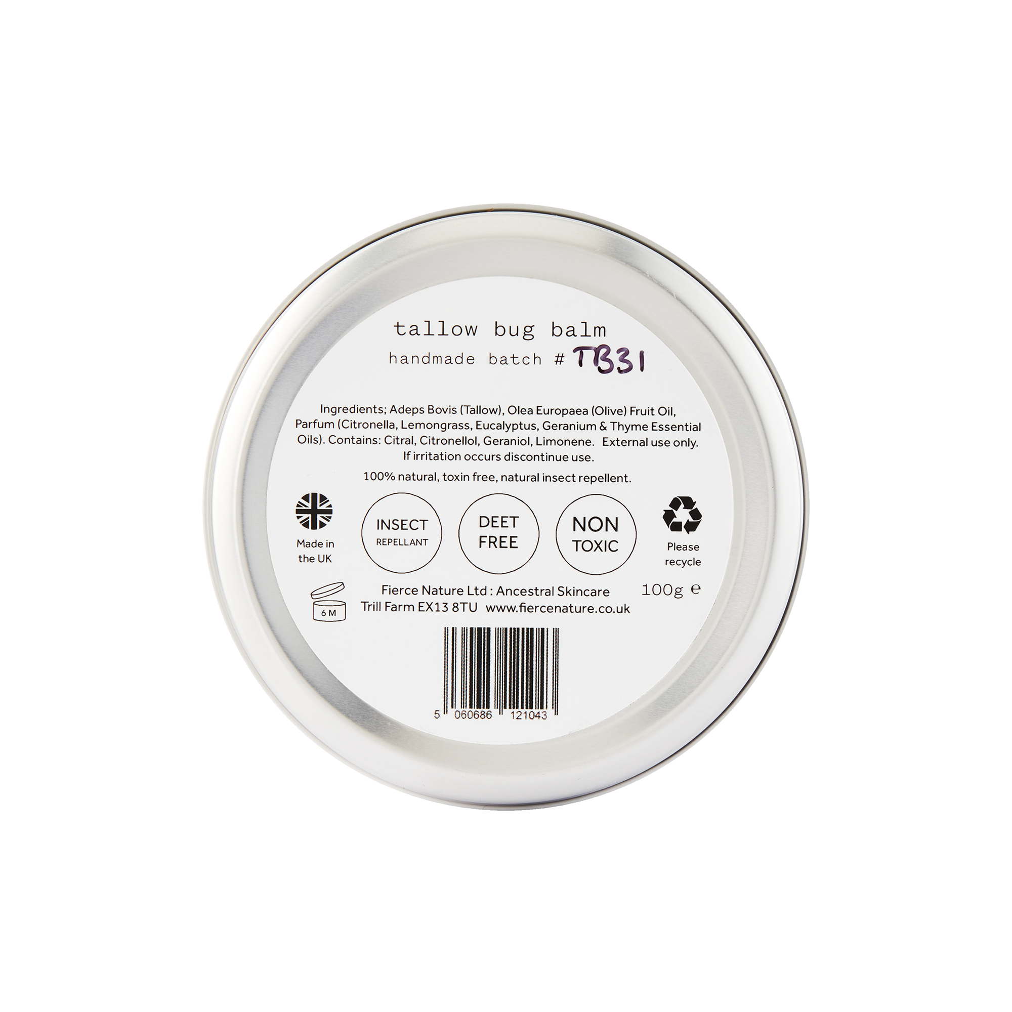 Tallow Bug Balm, 100g