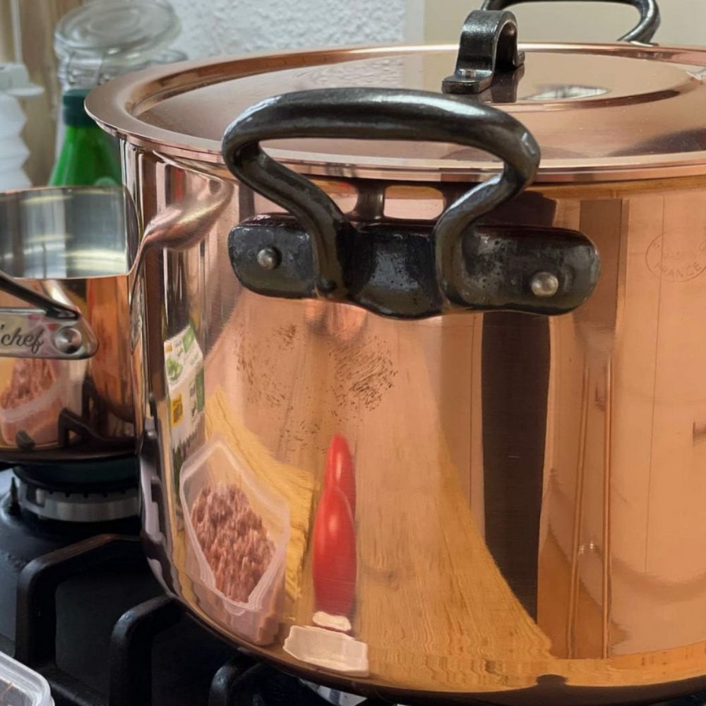 Copper Pot With Lid