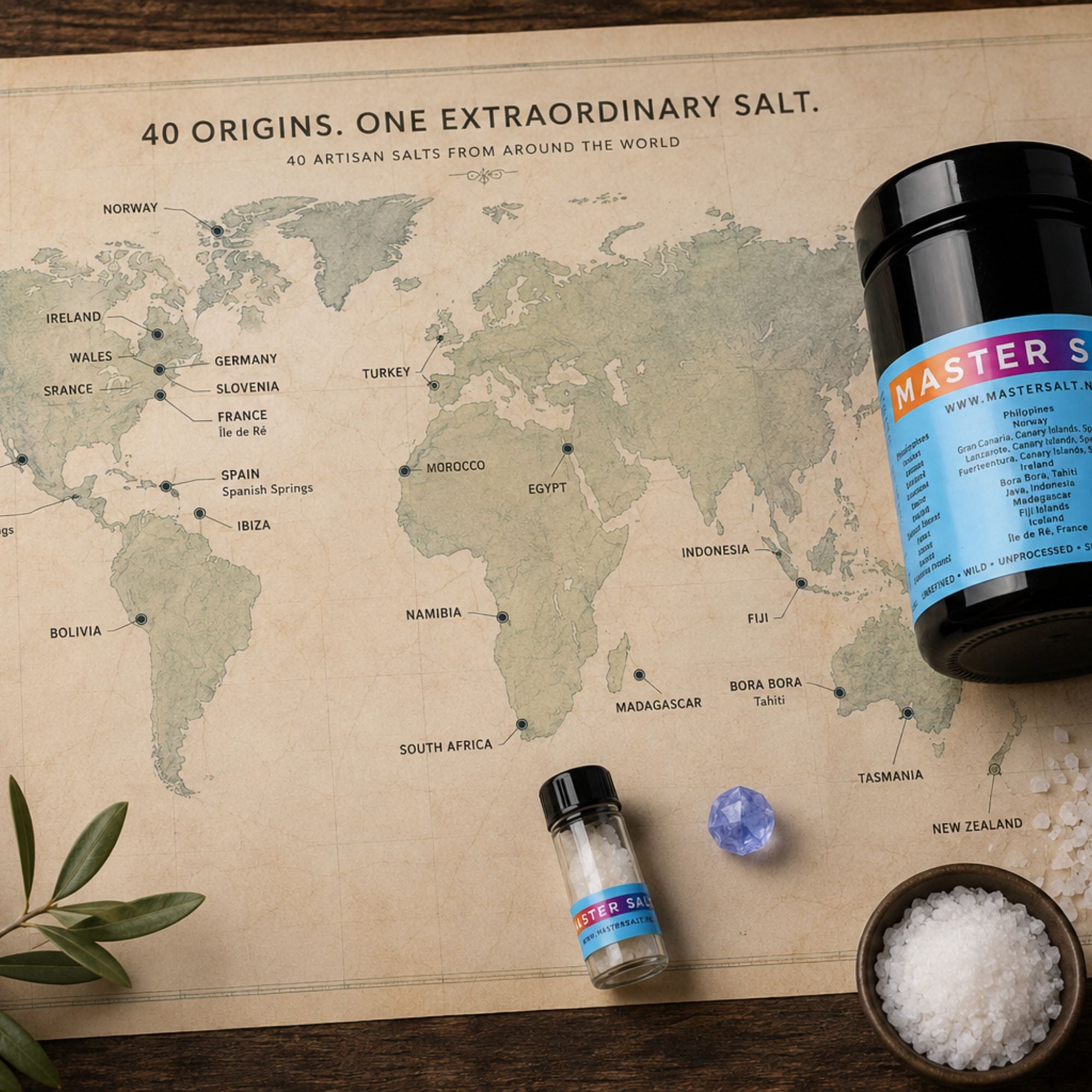 Master Salt - A Blend of 40 Artisan Salts