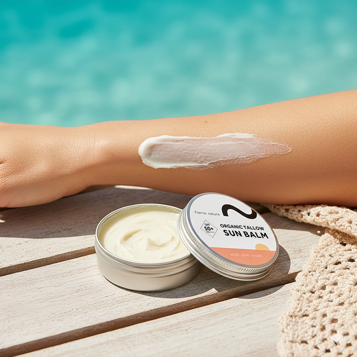 Pure Organic Tallow Sun Balm (SPF50), 100g