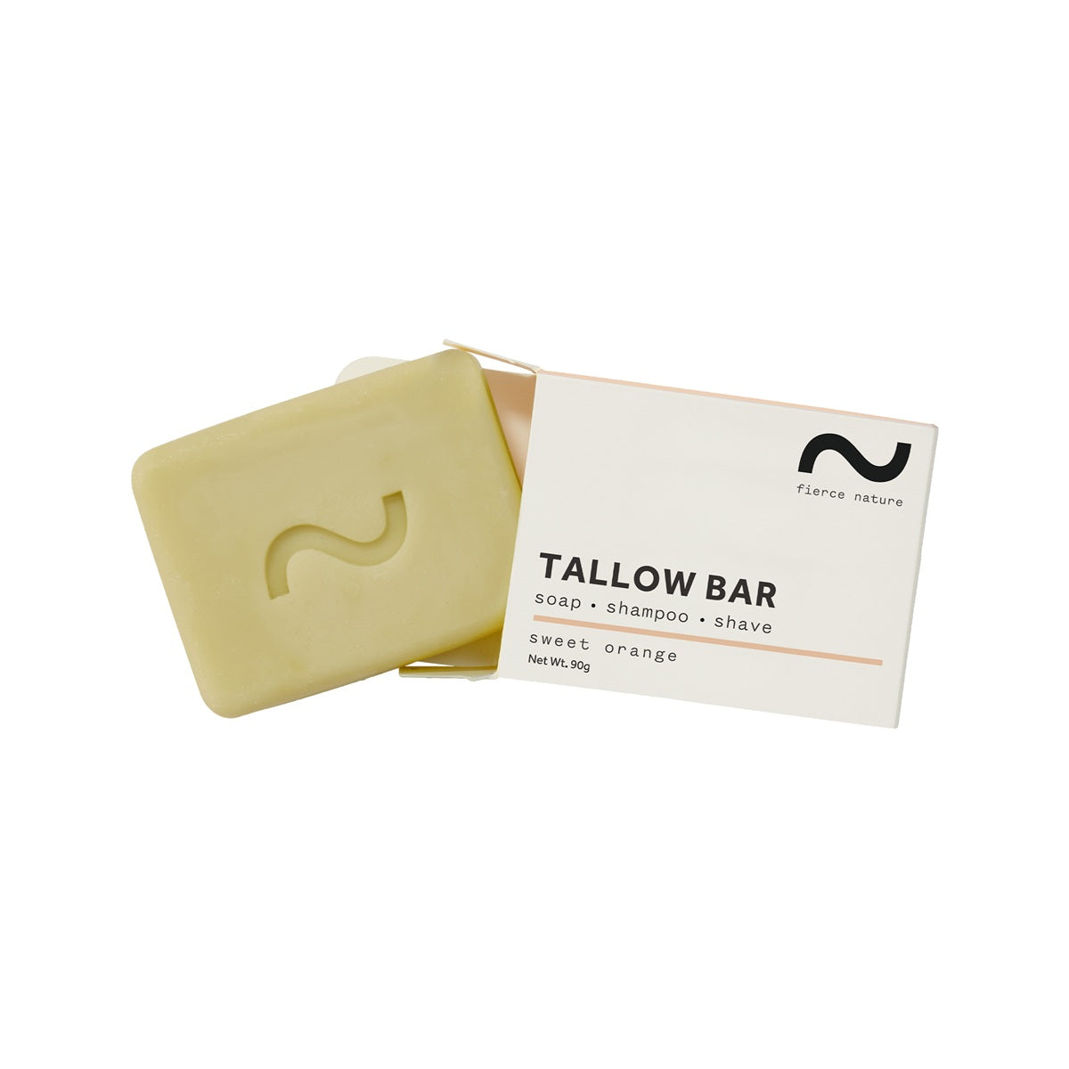 Pure Organic Tallow Multi Use Bar, 80g (Sweet Orange)
