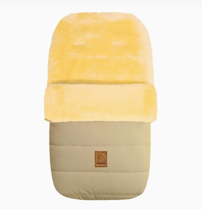 Luxury Lambskin Footmuff (Beige)