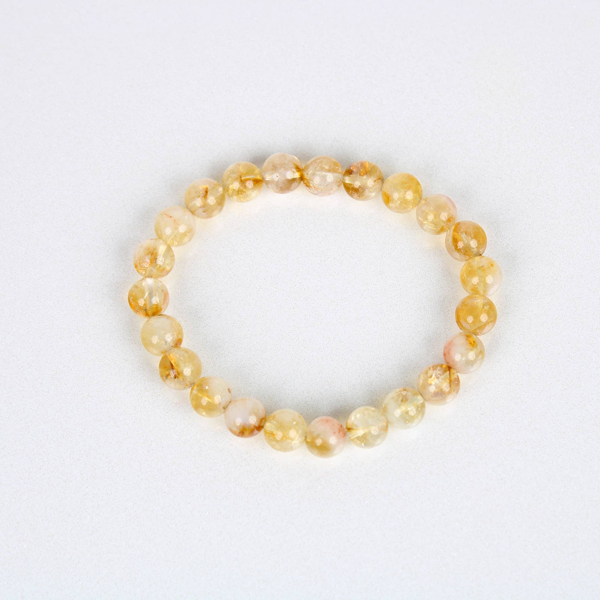 Citrine -Natural (Unheated & Untreated) Crystal Bracelet 8mm