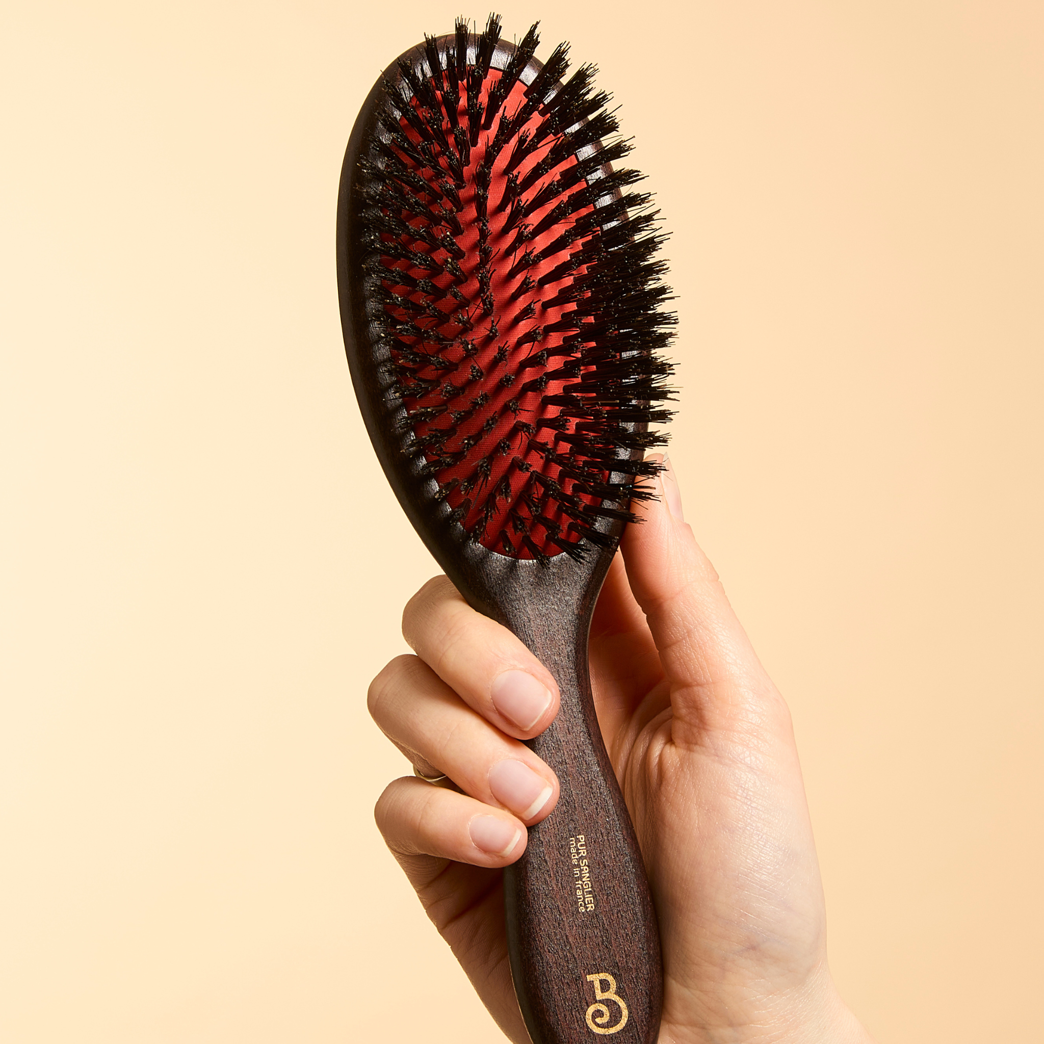 Jeanne Large Pneumatic Hairbrush, Pure Boar Bristles