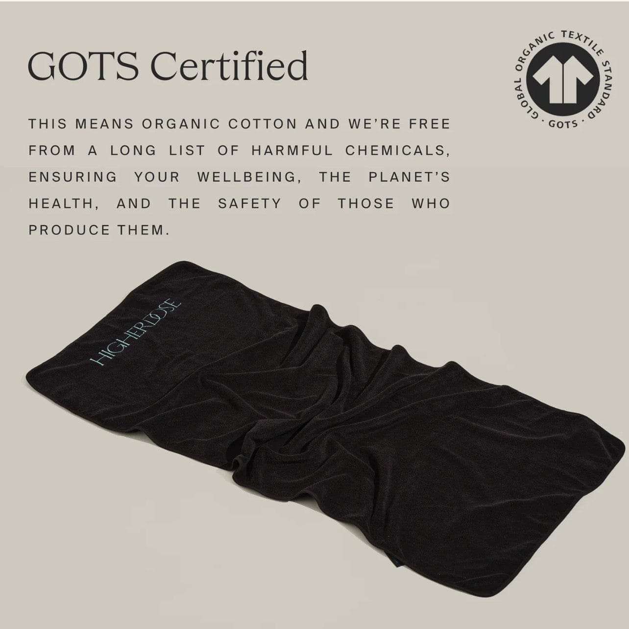 HigherDose Accessories PEMF Mat Organic Cotton Cover