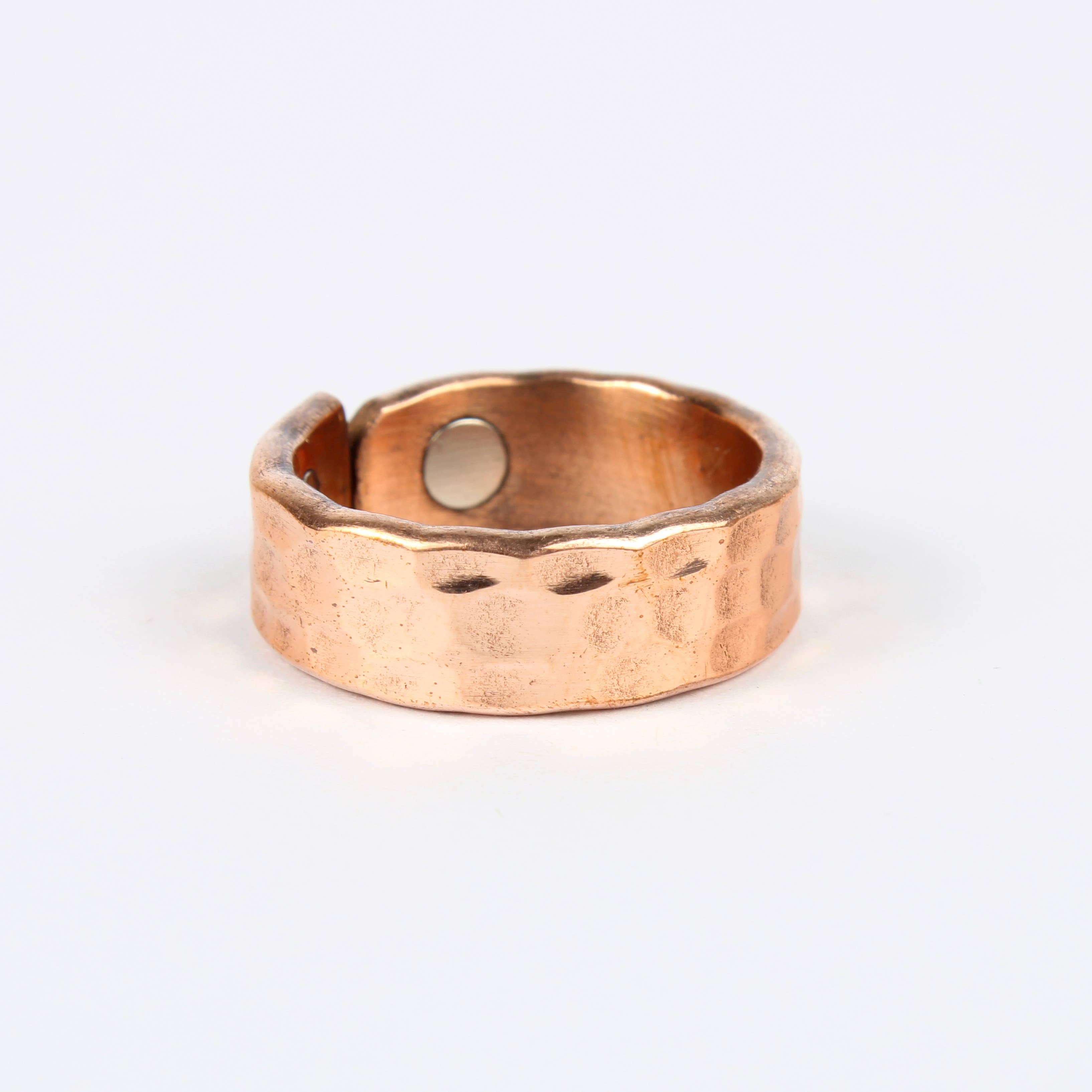 Copper Ring with Magnet (adjustable)