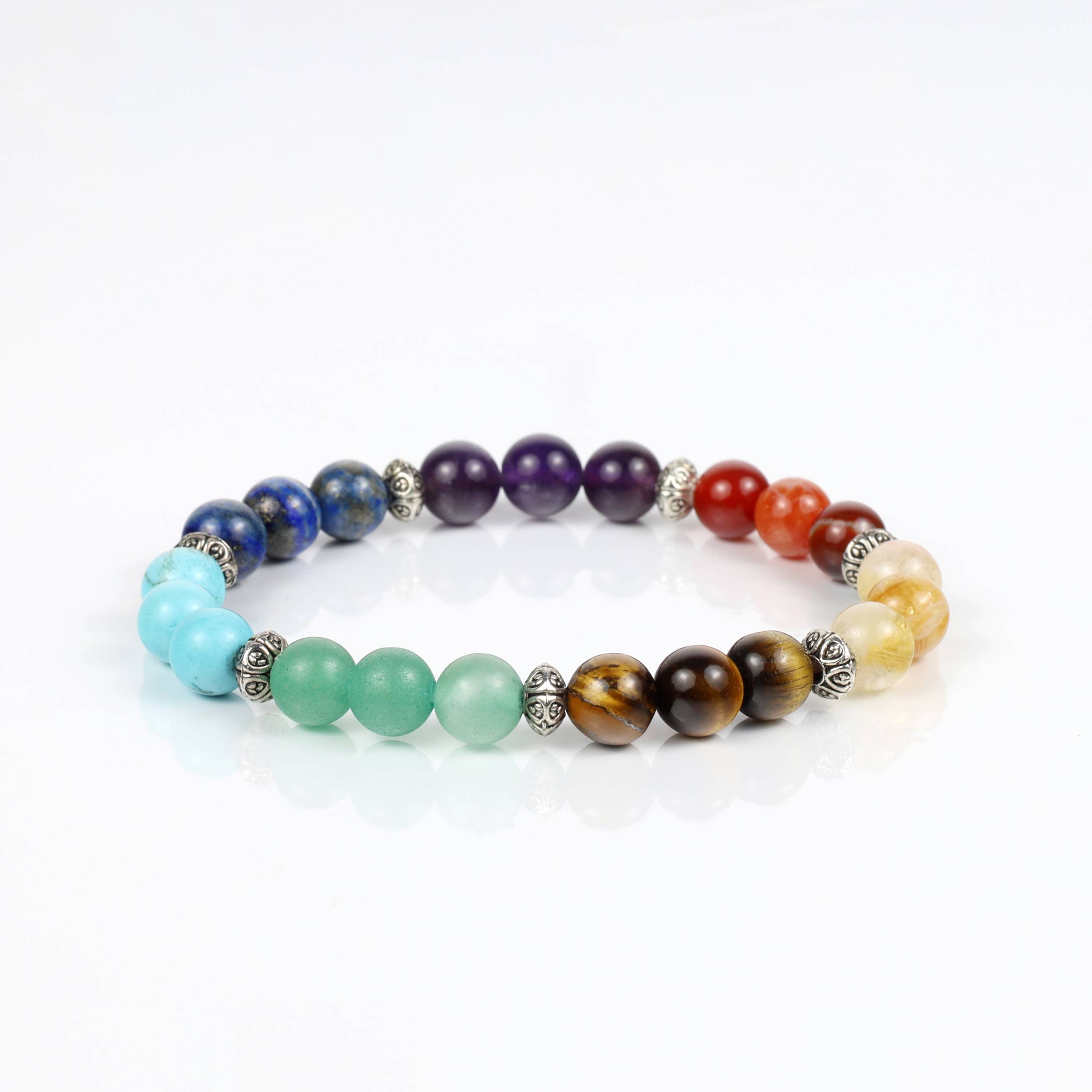 7 Chakra Crystal Bracelet A+ Grade 8mm
