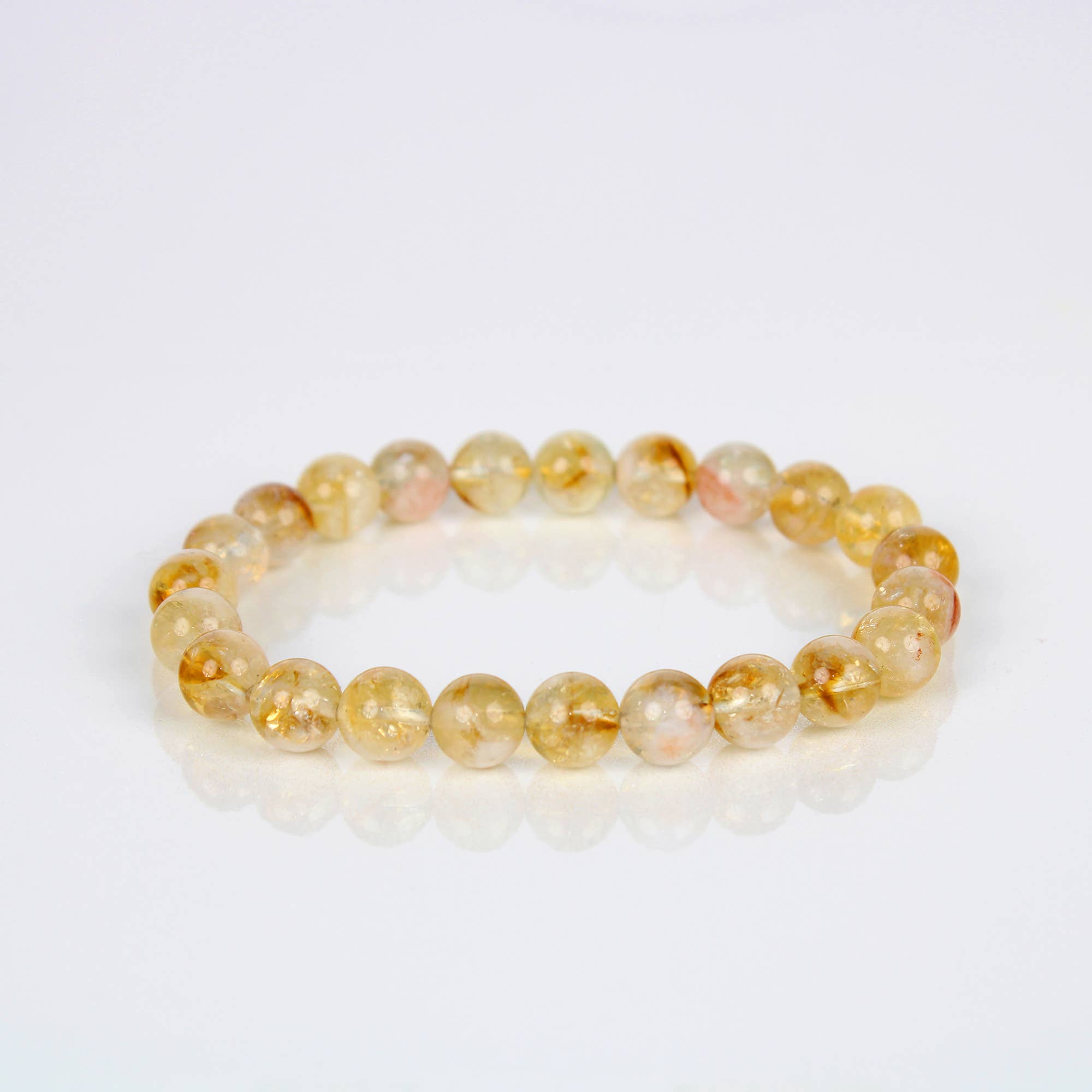 Citrine -Natural (Unheated & Untreated) Crystal Bracelet 8mm