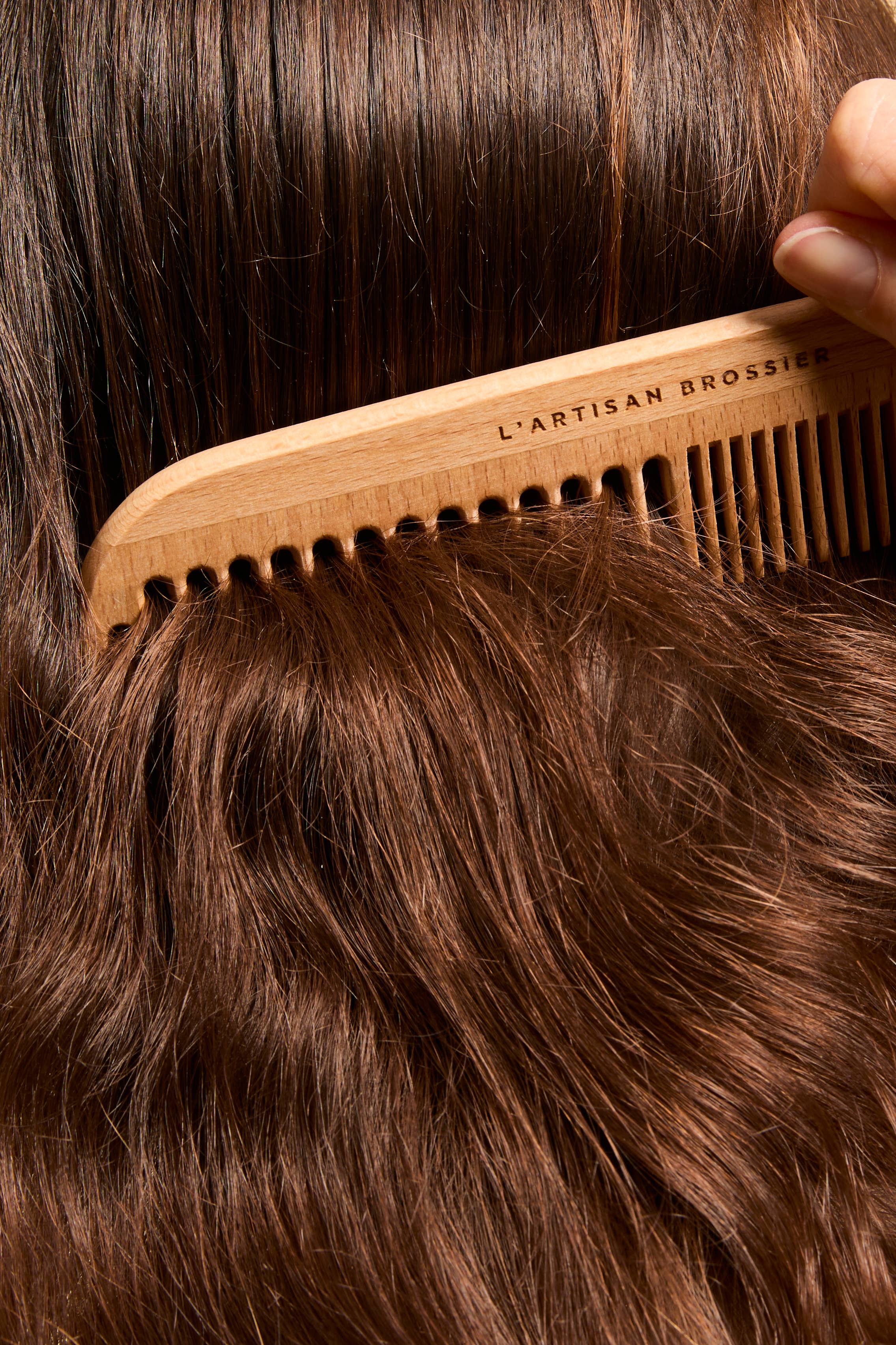 Large beech wood comb