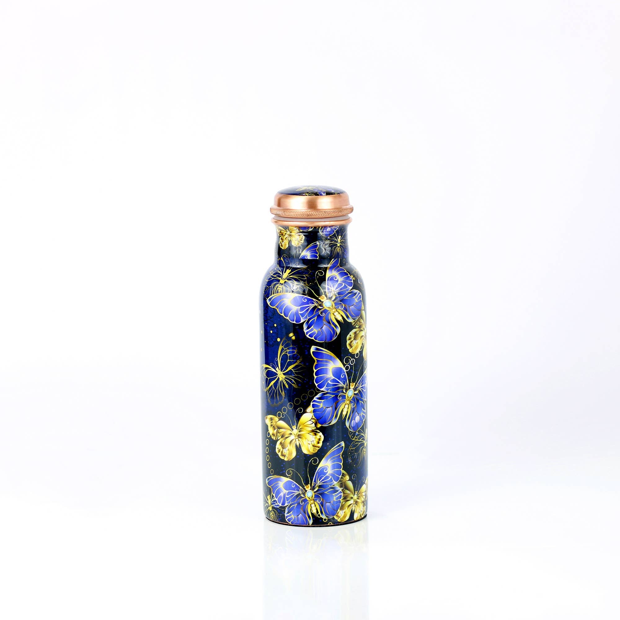 Limited Edition Printed Copper Bottle – 700ML (Butterflies)