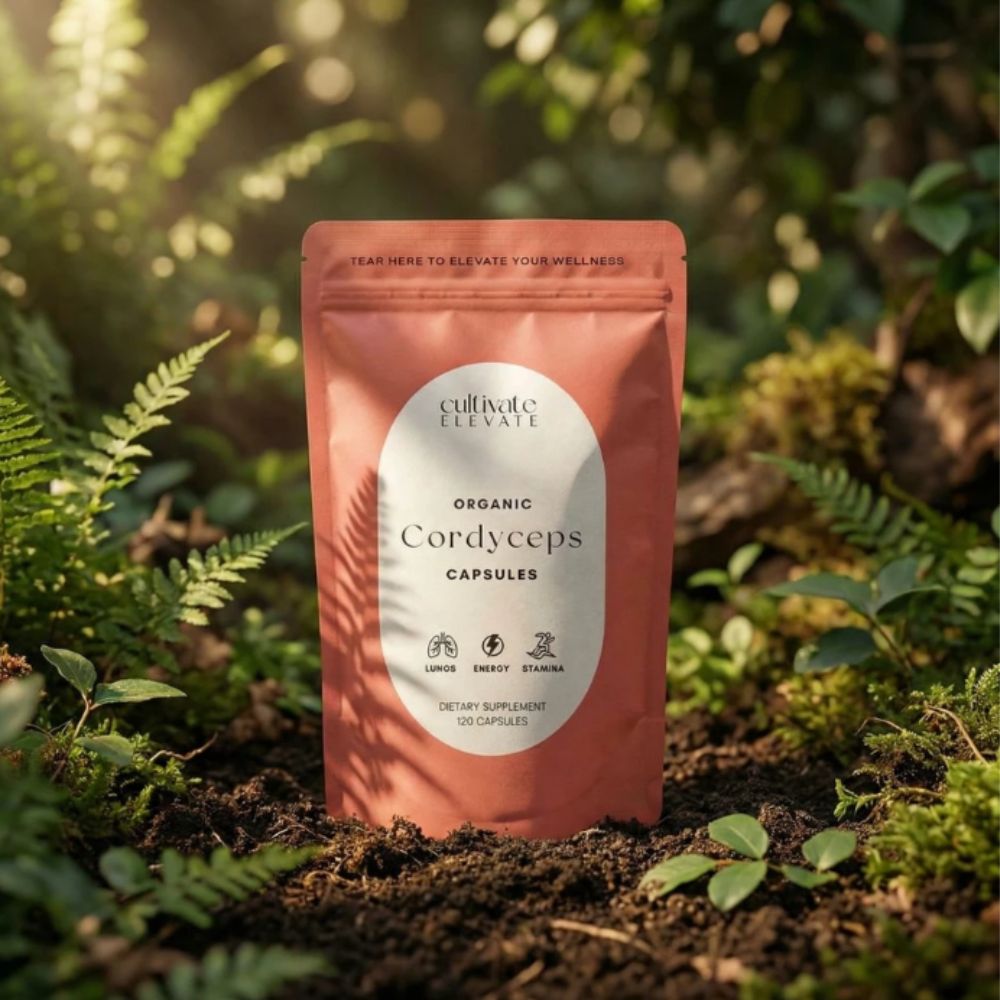 Cultivate Elevate Organic Cordyceps Capsules