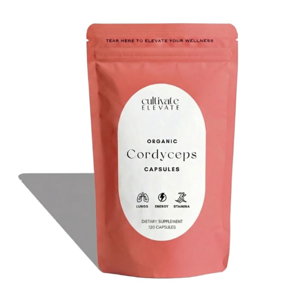 Cultivate Elevate Organic Cordyceps Capsules