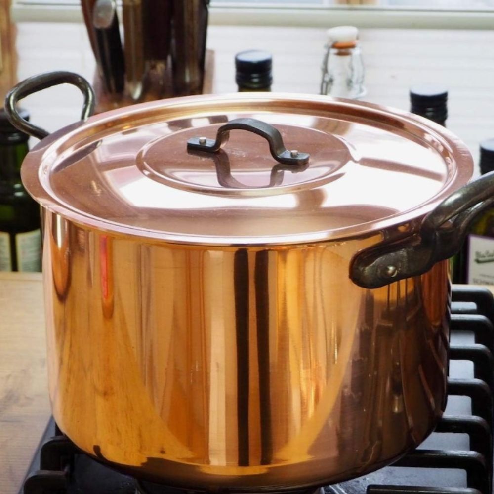 Copper Pot With Lid