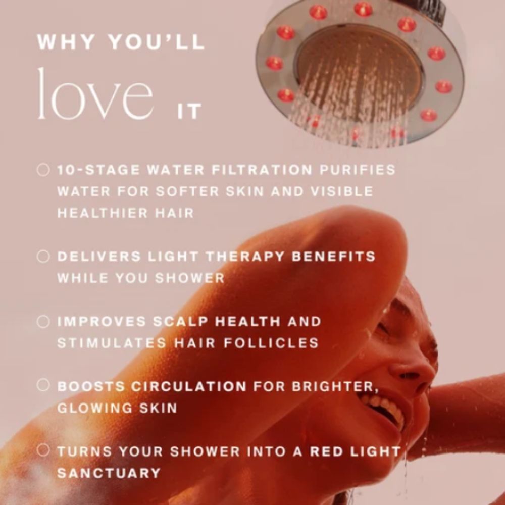 Red Light Showerhead Filter