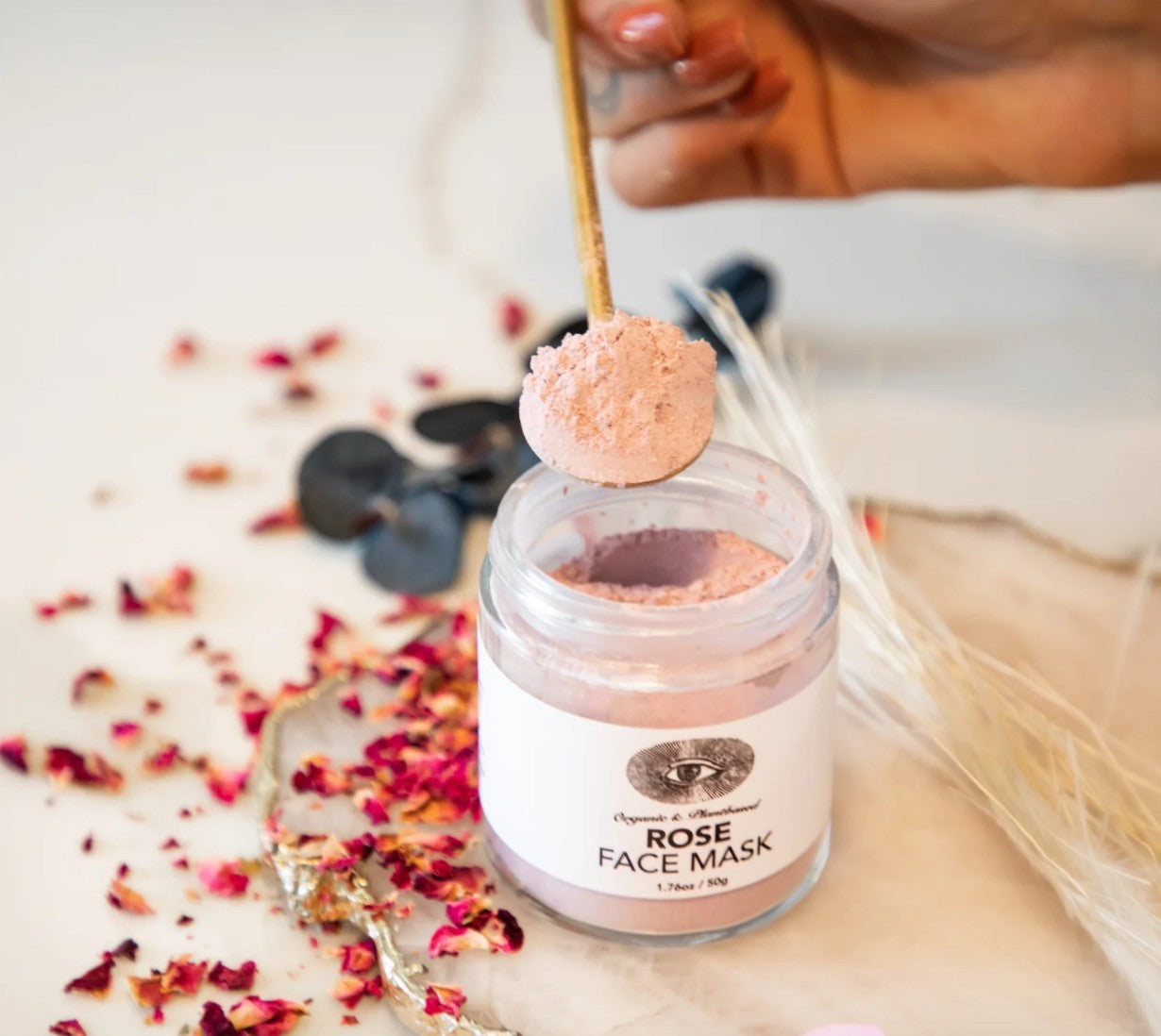 Rose Clay Mask | Detoxify + Hydrate