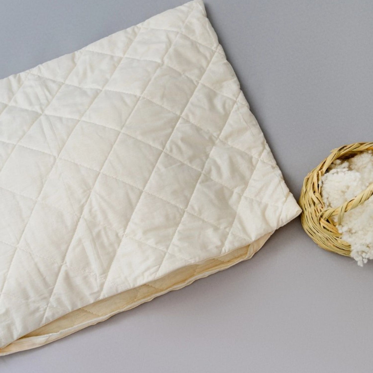 Natural Merino Wool Pillow - Adjustable