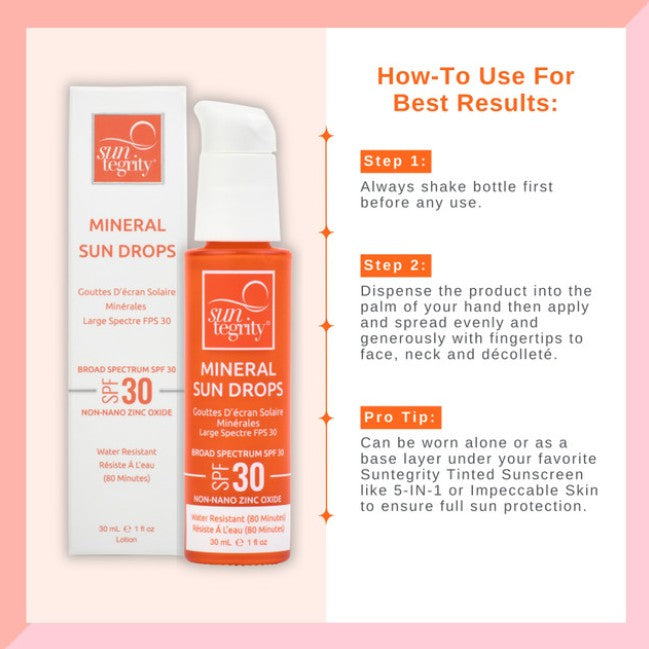 SPF 30 Mineral Sun Drops, 30ml