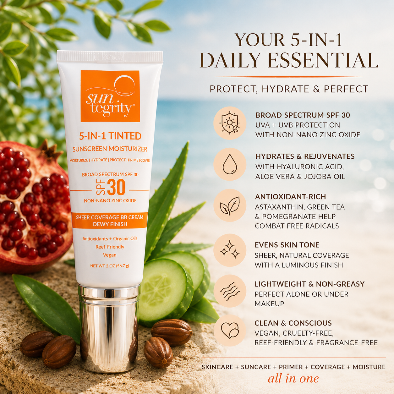 5 in 1 Tinted Moisturizer SPF30