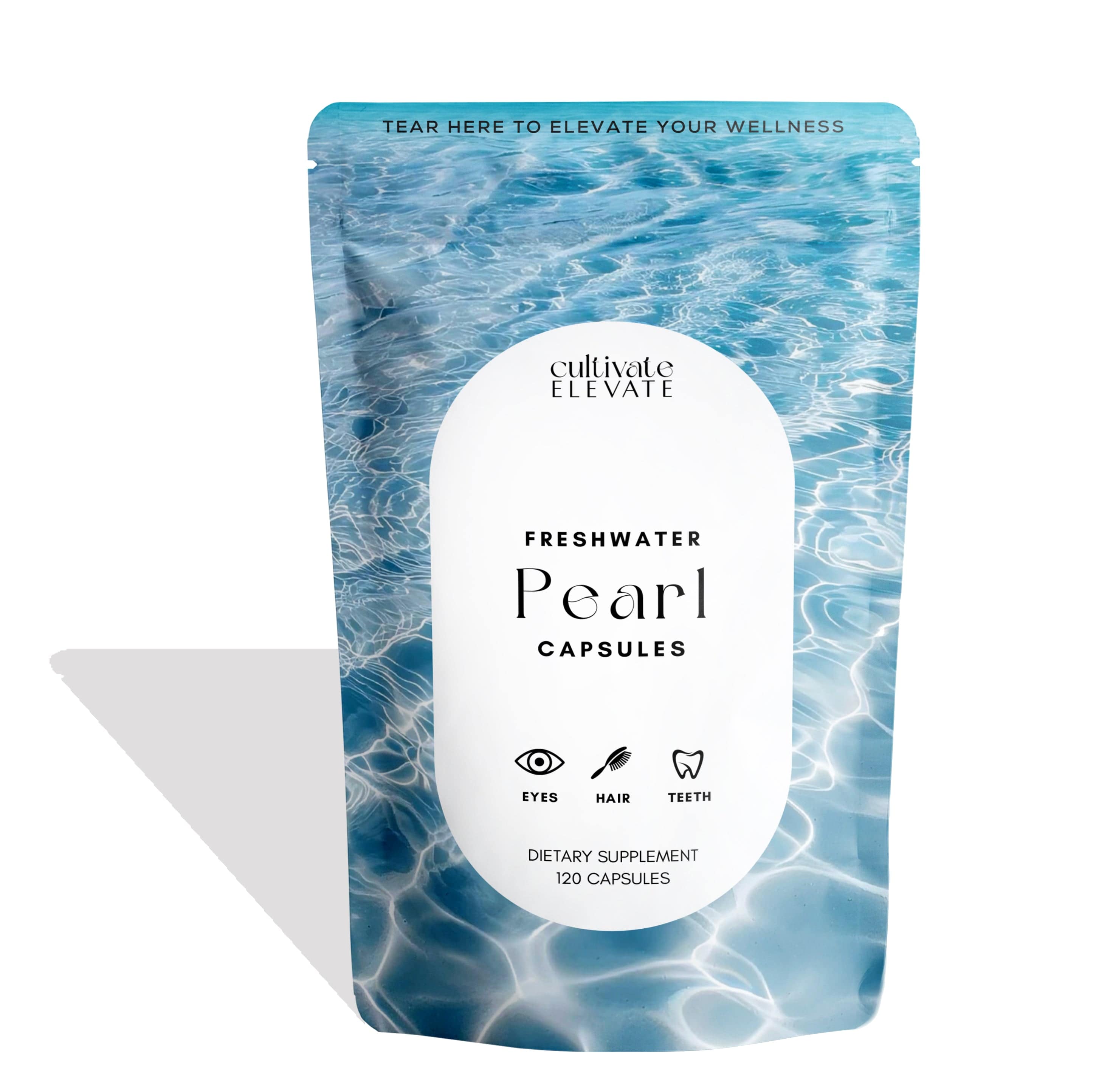 Cultivate Elevate Adaptogens Pearl Powder, 120 capsules